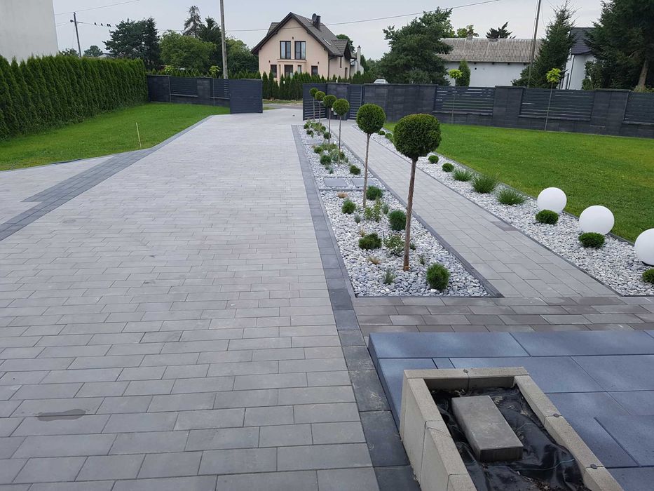 Układanie kostki brukowej