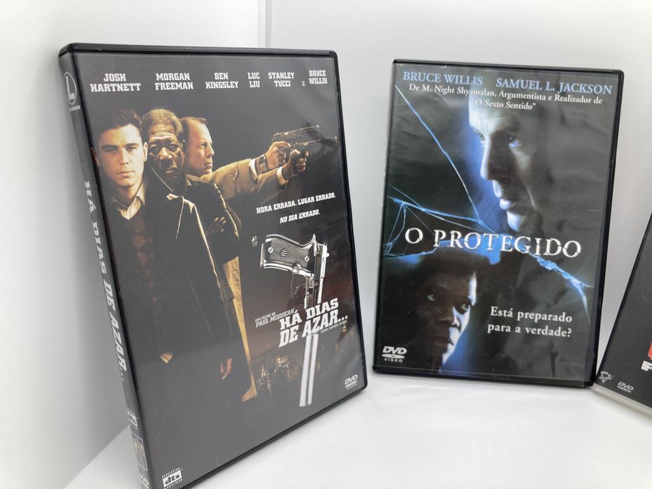 3 Dvds com Bruce Willis