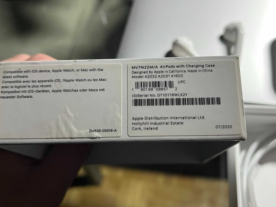 AirPods 2 A1602 Komplet Rozłączają się