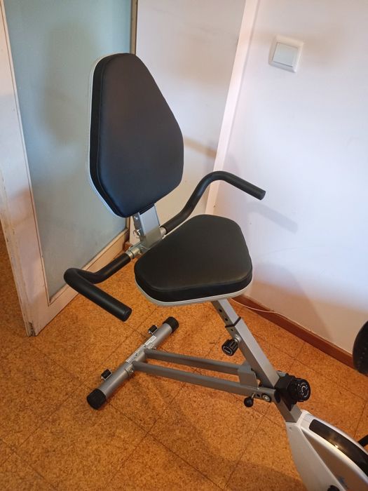 bicicleta estática/recumbente dobrável e multifuncional, do modelo DualFit