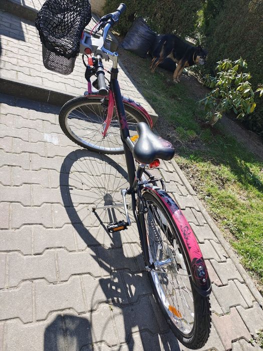 Rower Decathlon Btwin poply 500 dla dziecka  dziewczynki