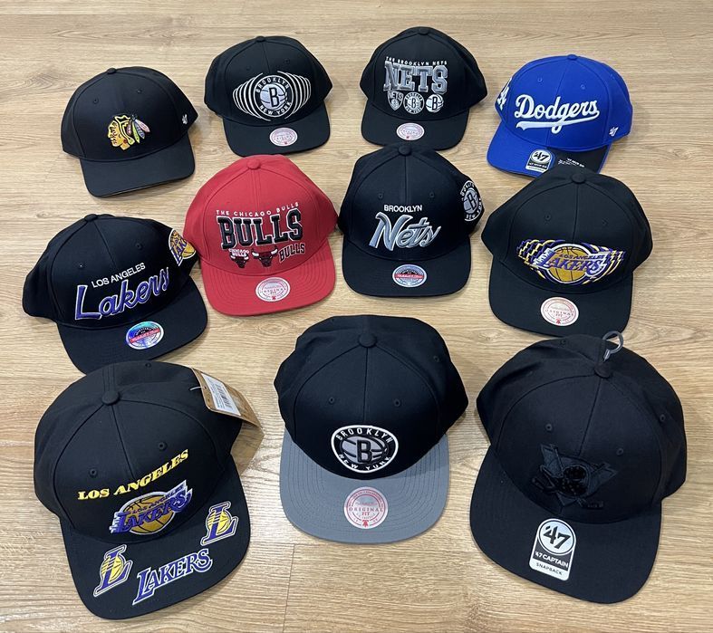 Кепка  Mitchell & Ness duck Lakers Boston оригінал