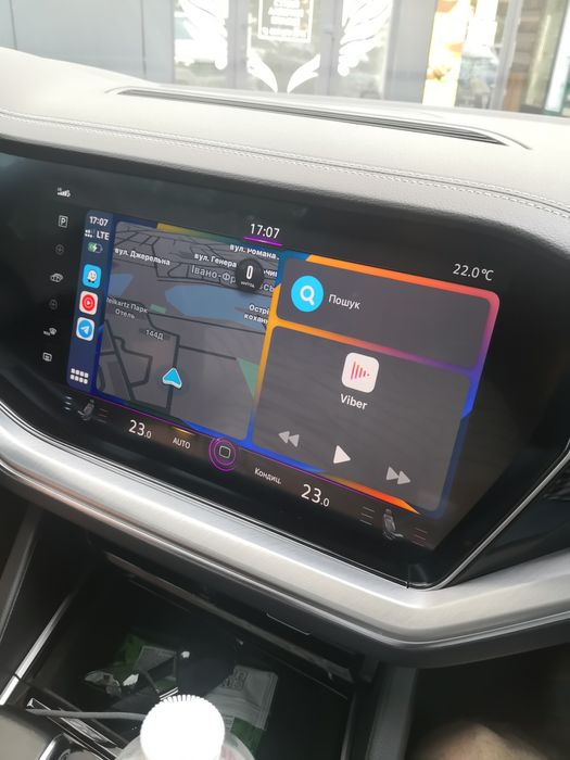 TOUAREG Wireless Carplay Full screen навігація активація