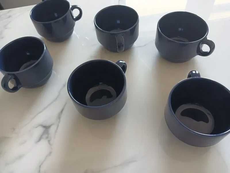 6 chávenas de meia de leite. Novas!*