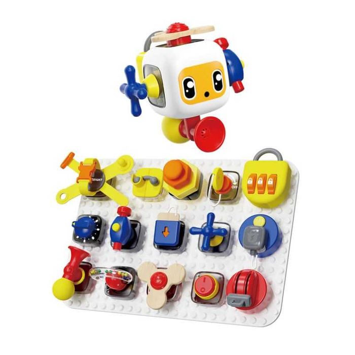 Tablica manipulacyjna Montessori z kostką Topbright