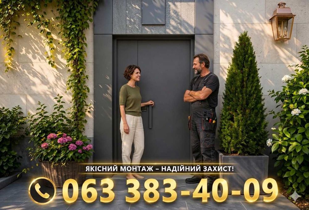 Металеві двері яким довіряють.