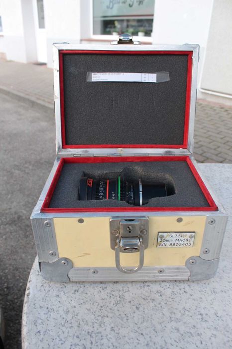 Obiektyw Kinowy JDC Macro 35mm T1.4 PL Mount Dziedzictwo Panavision!