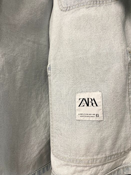 Мужской джинсовый пиджак Zara
