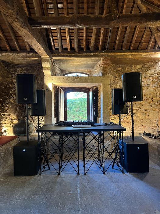 Palco / extrado 10 m2 10x Stairville iX Stage 1x1m
