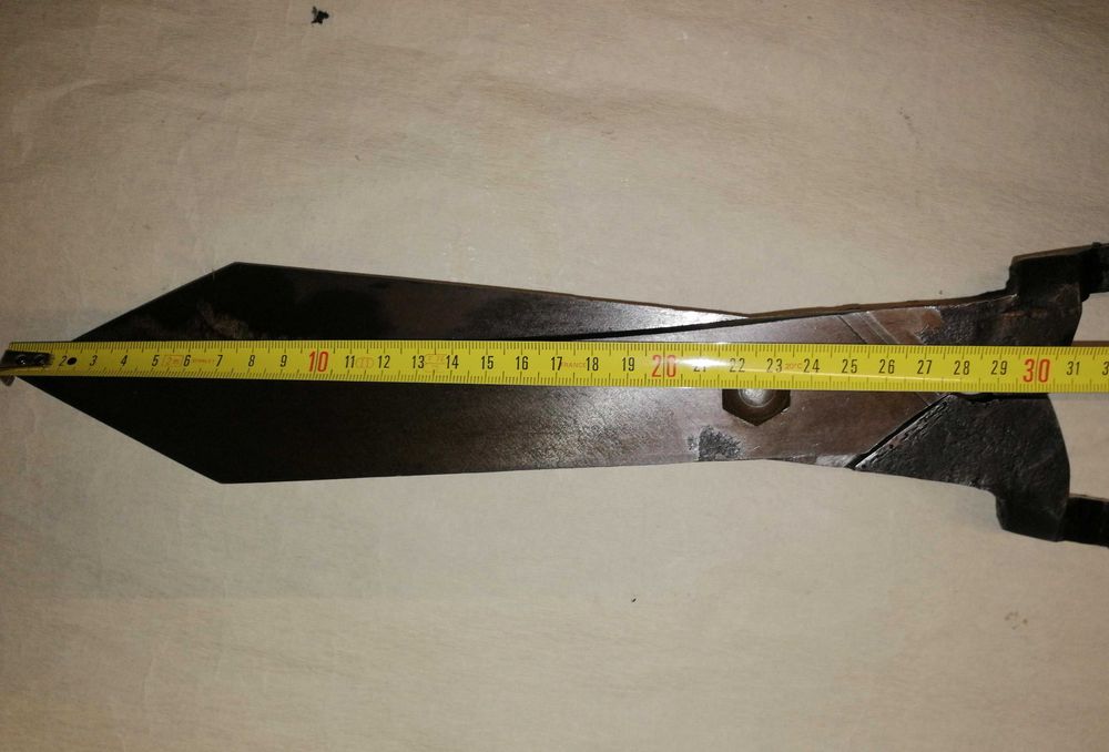 Stare solidne duże kute nożyce - dł. całkowita 60 cm