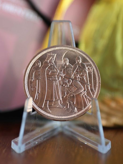 Áustria Moeda 10 € Cobre - 2019 - Com armadura e espada - Aventura