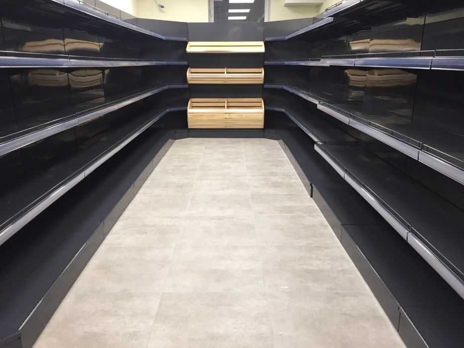 Стелажі, торгове обладнання, касові бокси в магазин