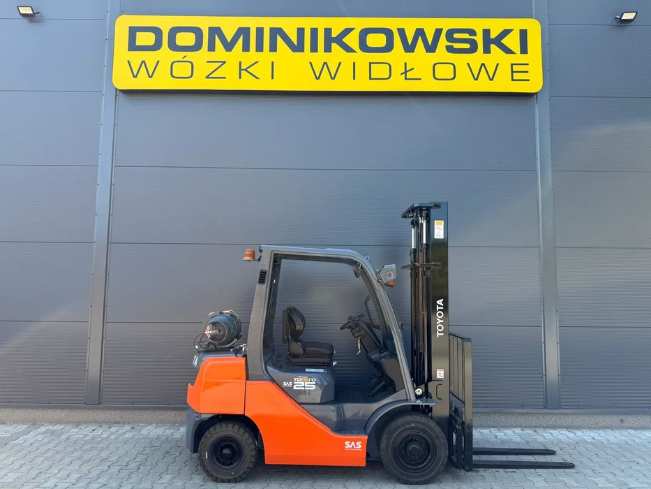Toyota 02-8FGF25  wózek widłowy 2019R. LPG duplex WYNAJEM SPRZEDAŻ SERWIS