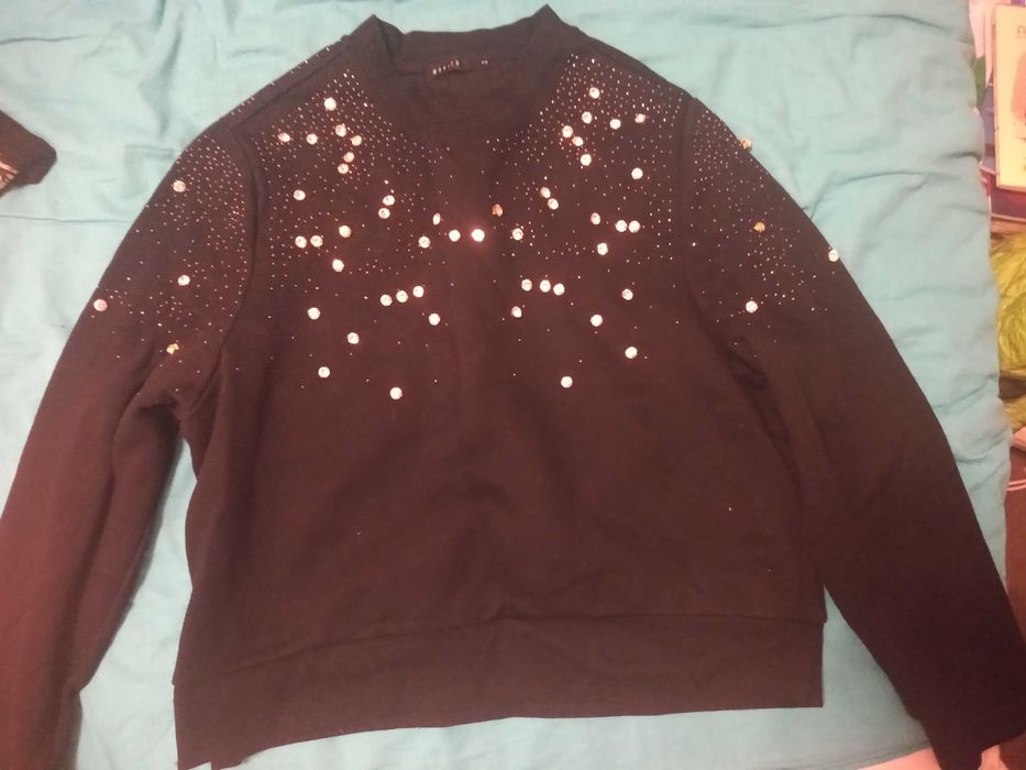 Sweter bluzka z kryształkami mohito rozmiar XS