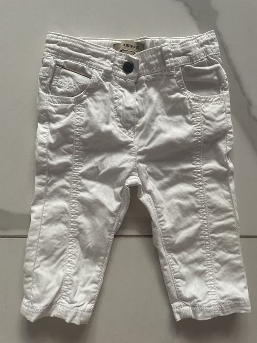 Burberry spodenki dla dziewczynki biale r.86