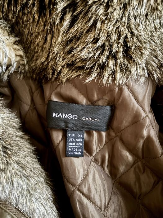 Куртка/парка Mango з відстібною підкладкою, демісезонна, розмір XS, 34