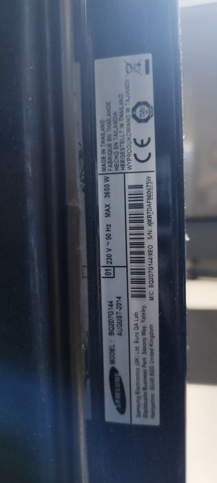 Panel do sterowania piekarnikiem SAMSUNG DUAL COOK B2QD7G144