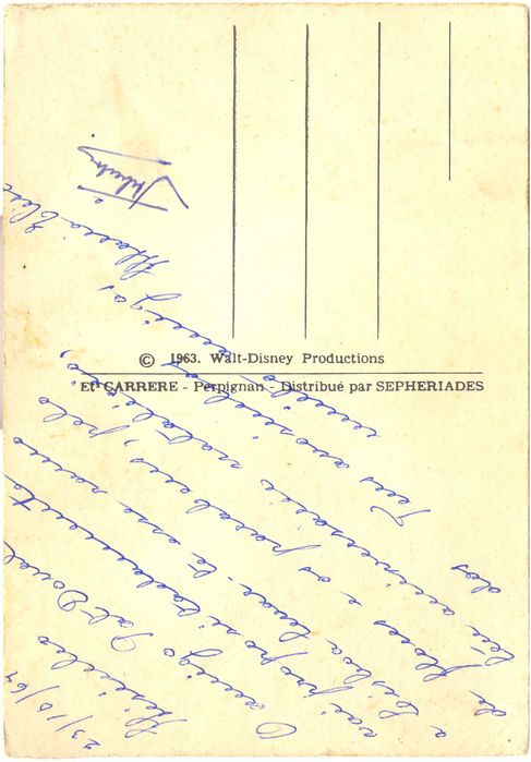 Postal Pato Donald 1963