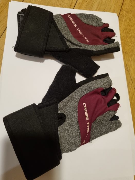 Rękawiczki damskie fitness, siłownia
