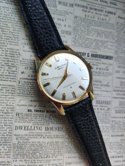 Seiko Crown Special SD 341 60lata Zegarek nakręcany Specjalna Tarcza