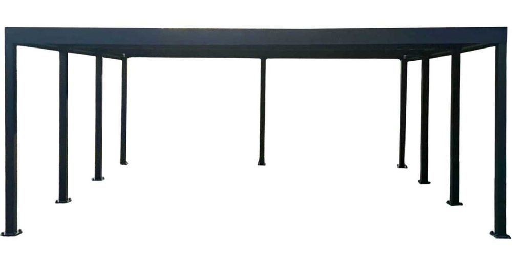 Carport PREMIUM - Wiata samochodowa 7x5m - antracyt TS1230