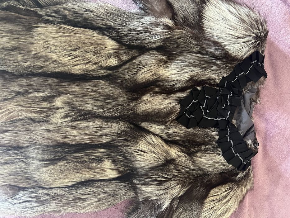 Полушубок из чернобурки