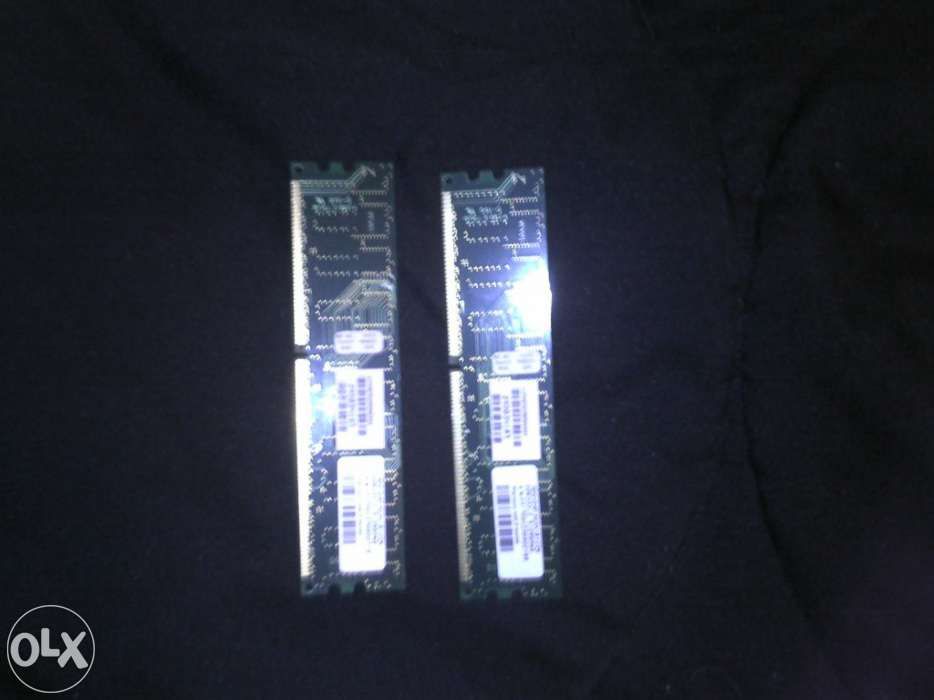 Memória ram ddr333 de 512 mb (2 x 256mb)