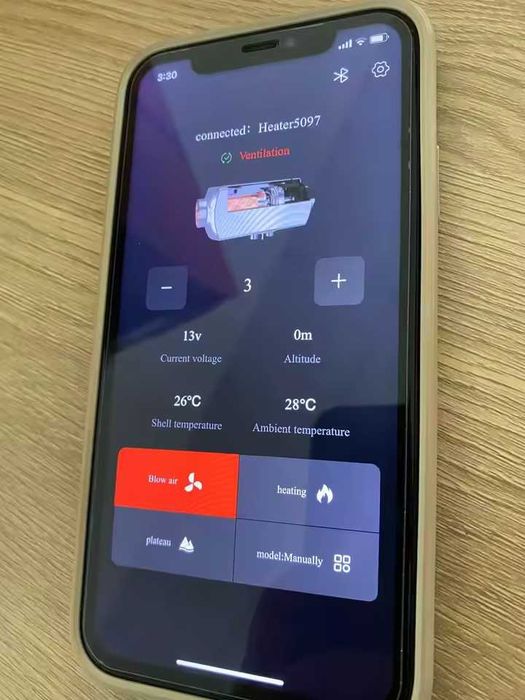 Nagrzewnica webasto ogrzewanie postojowe 8kw Mudiro z ZASILACZEM Aplikacja Bluetooth Pilot