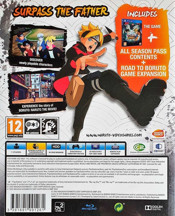 NARUTO SHIPPUDEN ULTIMATE Ninja Storm 4 Road to Boruto pl ps4 ps5