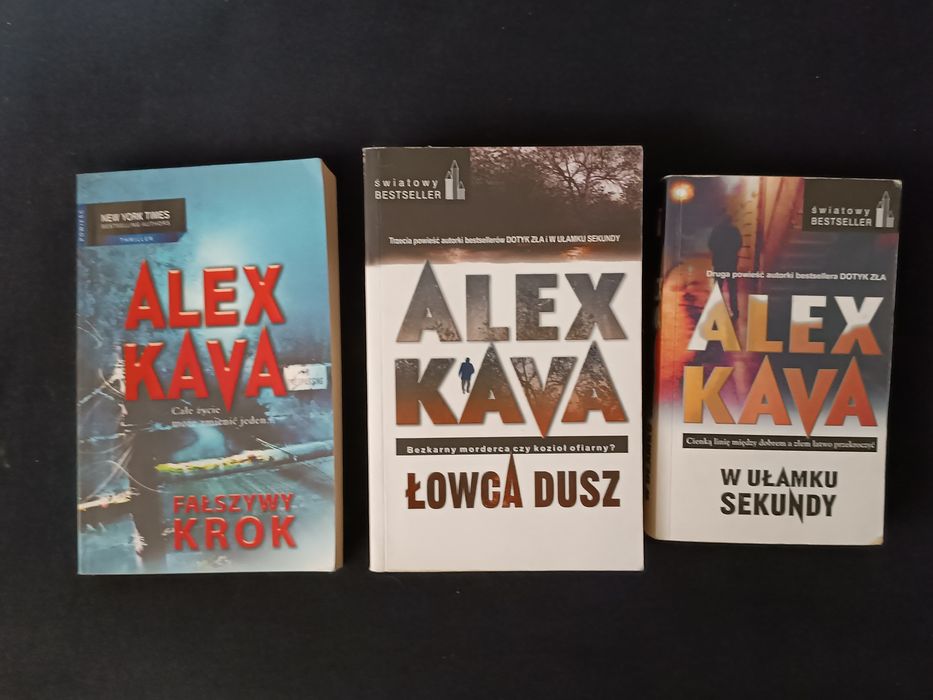 zestaw książek Alex Kava