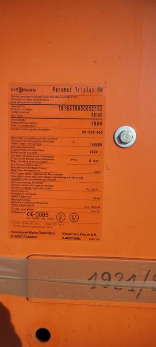 Kotły olejowe i gazowe od 20kw-2000kw Buderus Viessmann