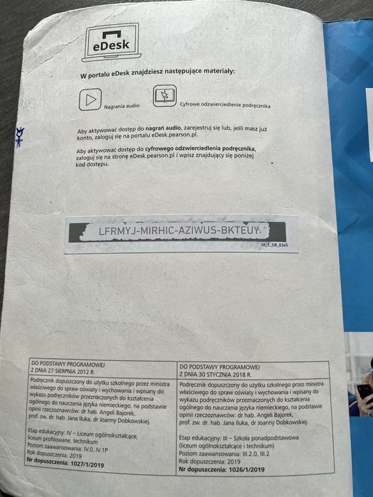 Język niemiecki Infos aktuell 1 dla liceum , technikum