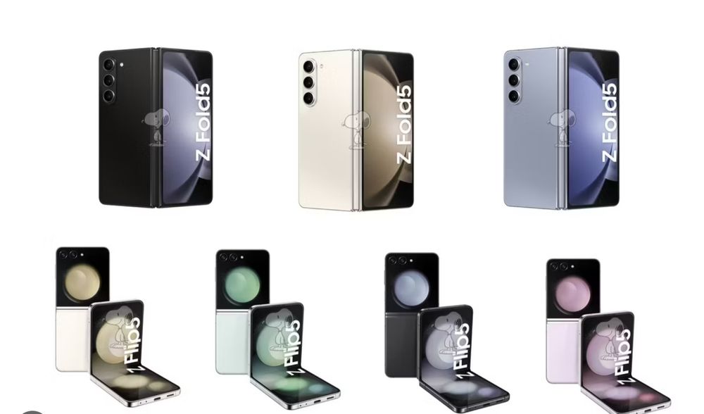 Samsung Galaxy Z Fold 5 e Z Flip 5  **Lançamento**  desde: