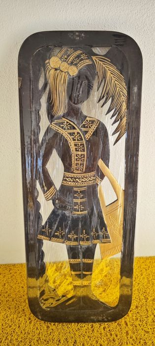 Quadros de madeira com imagens tradicionais tailandesa