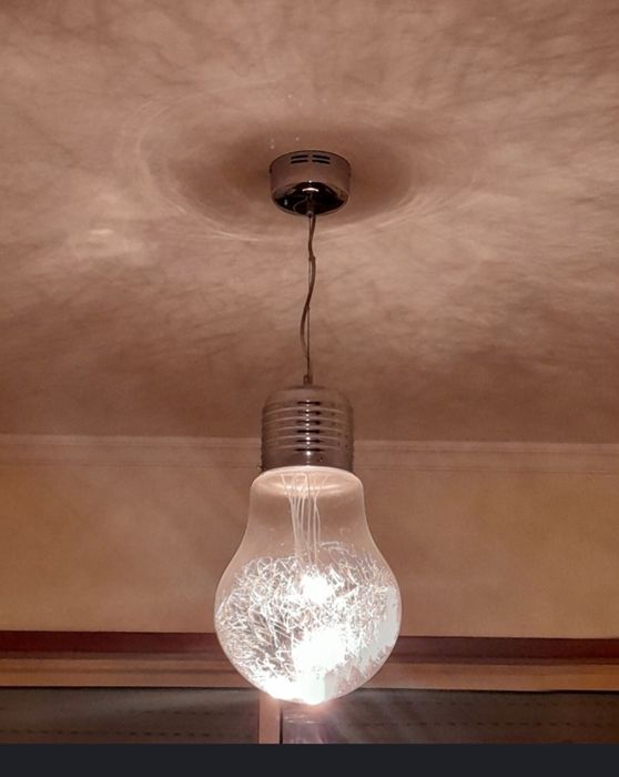 Candeeiro de teto, formato lâmpada