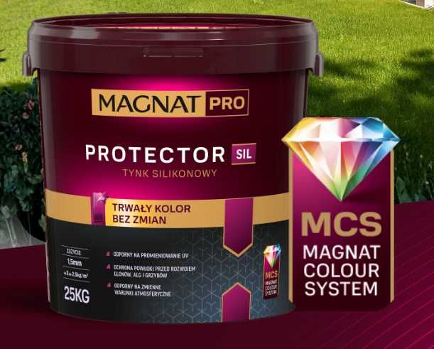 MAGNAT PRO Tynk silikonowy PROTECTOR 25 kg