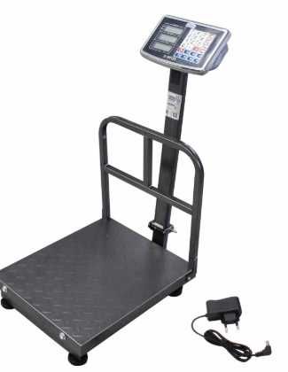 Balança digital de plataforma com LED, 300 kg - Dobrável REF: S-90123