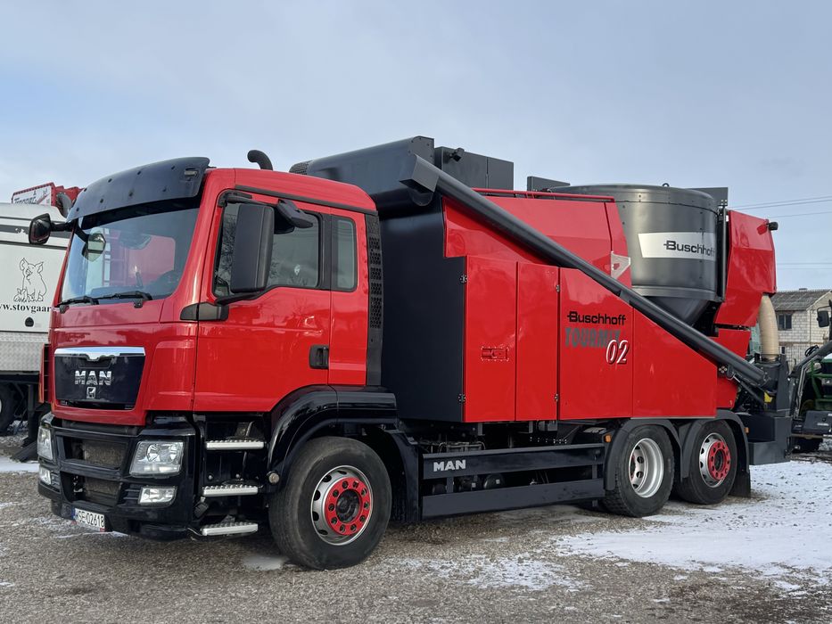 Usługi - MOBILNA MIESZALNIA PASZ - Gniotownik, Śrutownik BUSCHHOFF