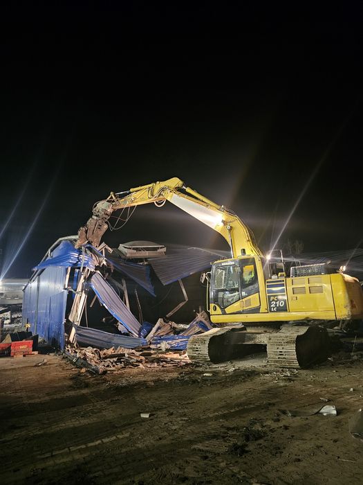 Wyburzenia rozbiórki wynajem maszyny