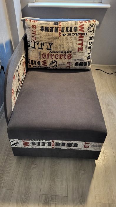 Łóżko, Fotel, amerykanka narożna