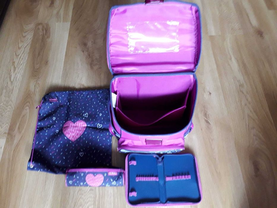 Tornister, piórnik duży i mały,worek- HERLITZ LOOP