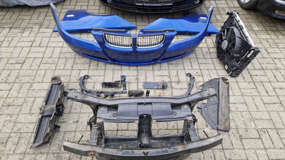 BMW E90 E91 Przód błotniki maska zderzak pas oryginał pod kolor