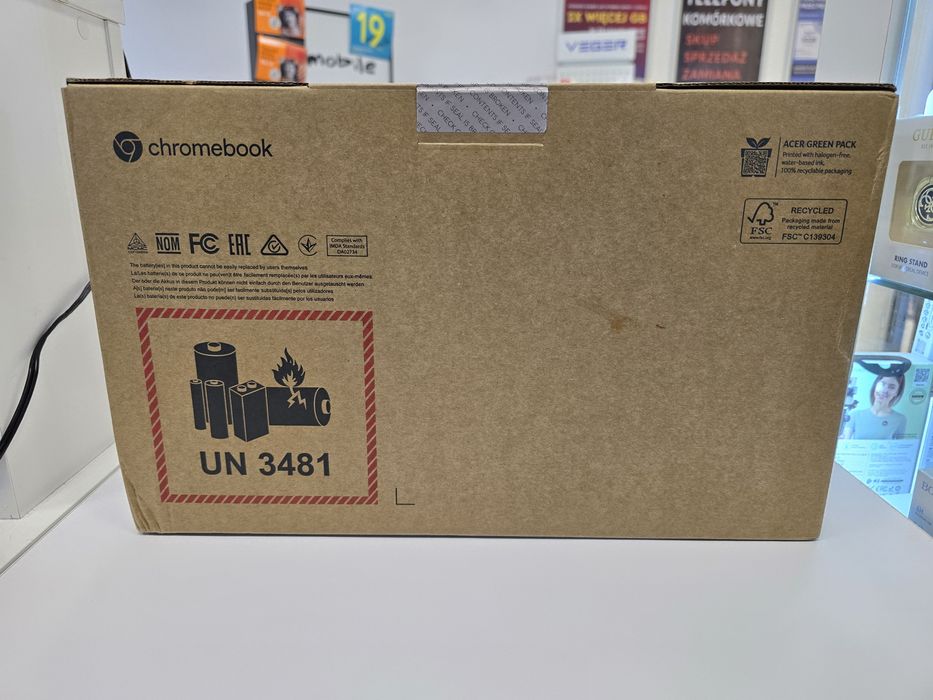 Fabrycznie zaplombowany Acer Chromebook 511 | 8GB RAM ddr5 | Gwarancja