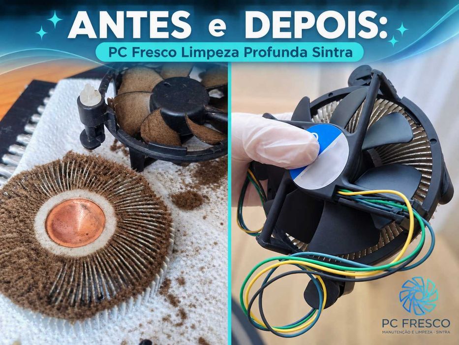 Limpeza Profunda e Manutenção Térmica de PC / Portátil - Sintra