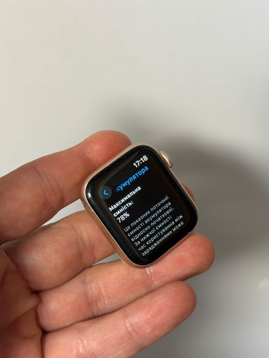 Apple Watch 6 40MM  Gold GPS смарт-годинник Золото Вотч 6 40mm