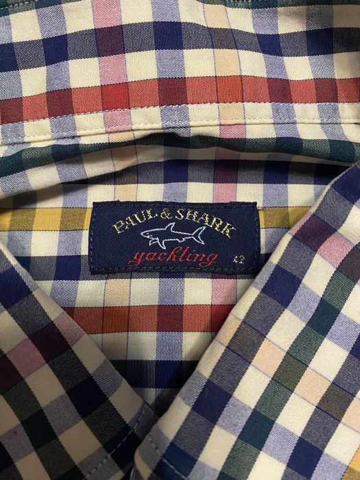 Рубашка чоловіча у клітинку Paul Shark