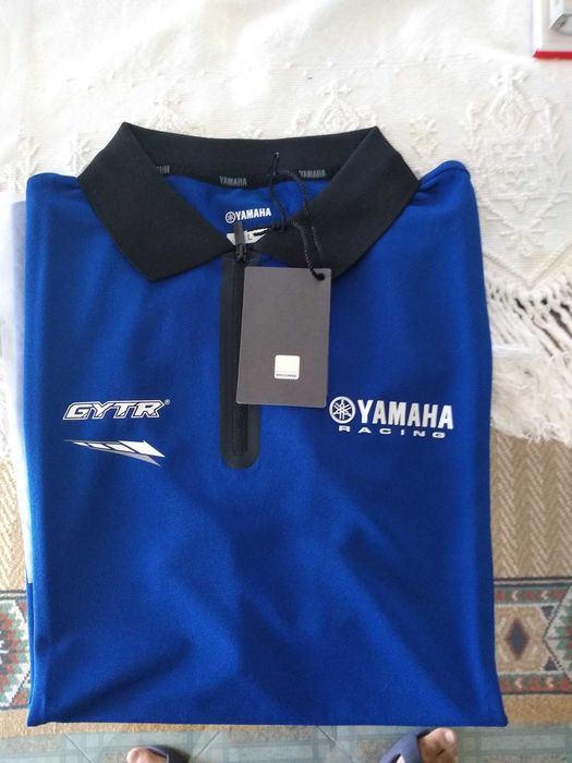 T-shirt oficial de corrida Yamaha Racing, NOVA!