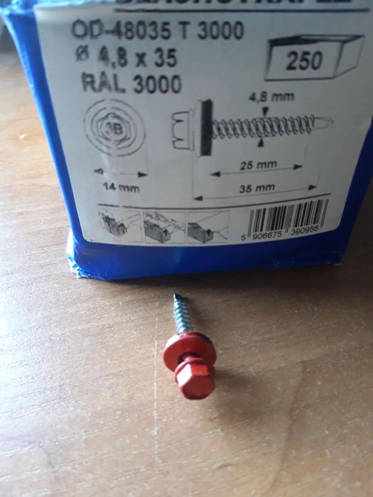 Wkręty farmery 4,8/35 4,8/55 torx 4,8/35