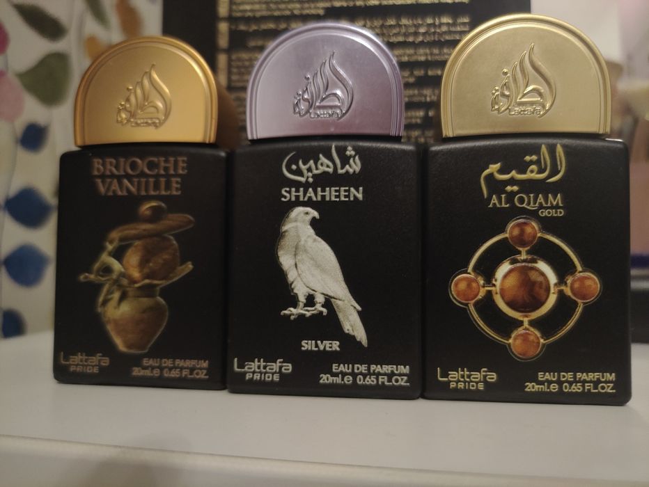 Zestaw perfum lattafa pride 3x20ml Shaheen Brioche Vanille Al Qiam