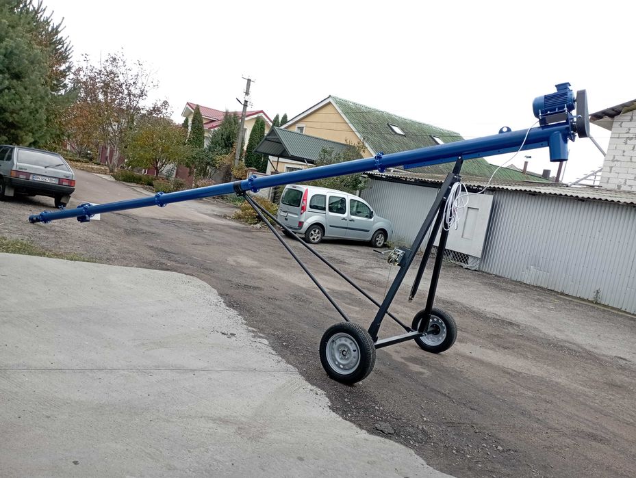 Шнековый погрузчик, винтовой конвейер, шнек зерна, секция 2 м, ф133 мм